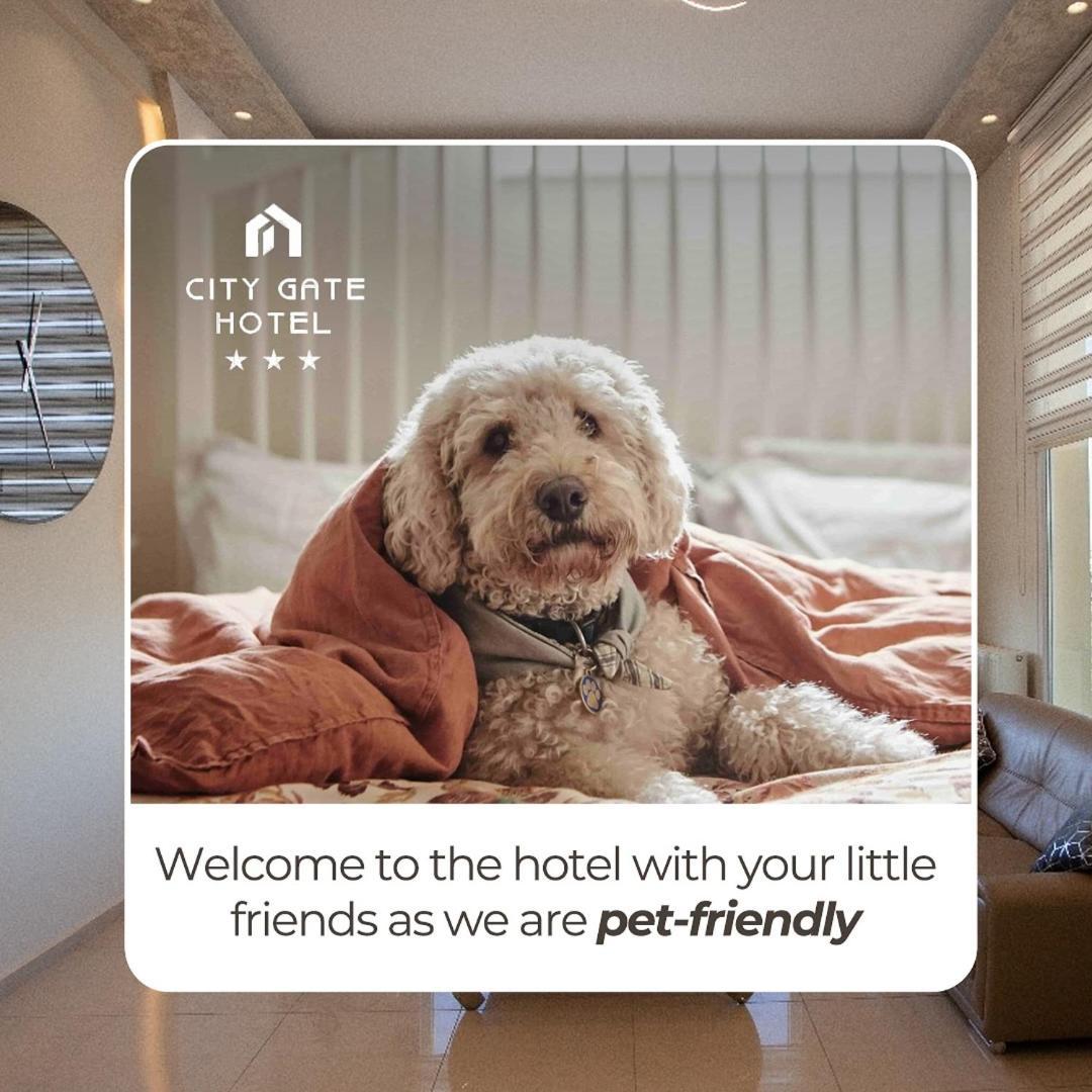 City Gate Hotel Airport Tesalonika Bagian luar foto